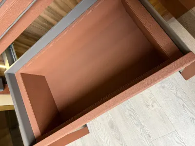 Leather Deep Basket